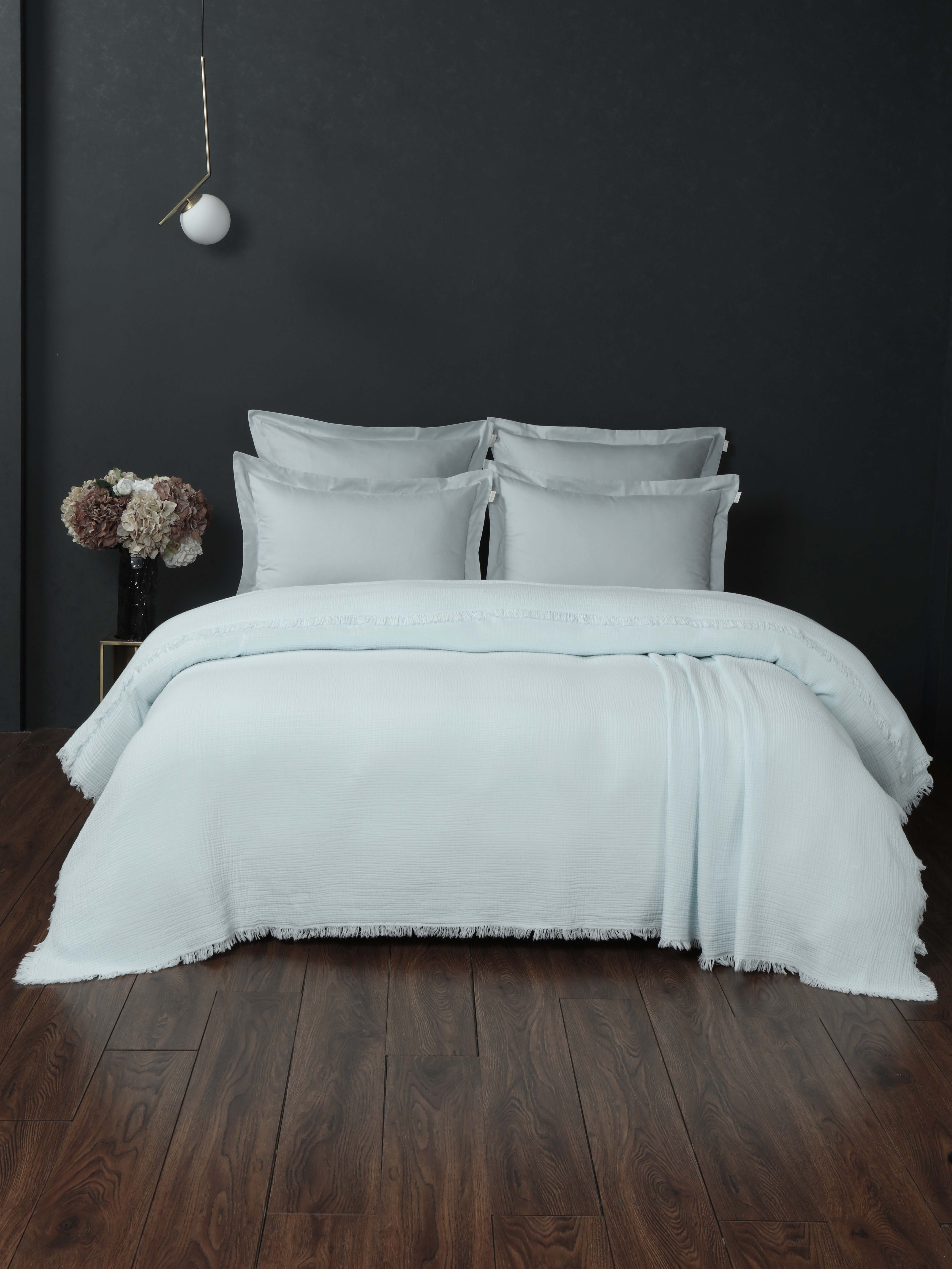 Комплекты для сна Stonewash Muslin (аквамарин жемчуг) Евро