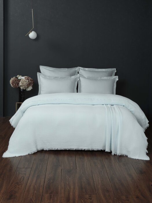 Комплекты для сна Stonewash Muslin (аквамарин жемчуг) Евро