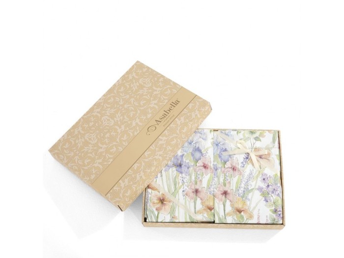 Комплект постельного белья Евро, сатин с лазерной печатью 2351-6 