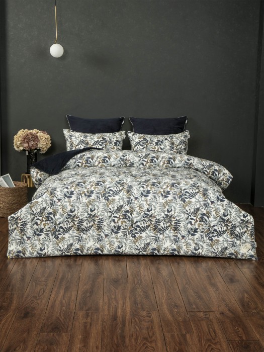 Комплекты для сна Беверли (индиго жемчуг) АВС Cotton Полуторный