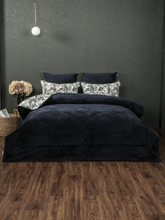 Комплекты для сна Беверли (индиго жемчуг) АВС Cotton Полуторный