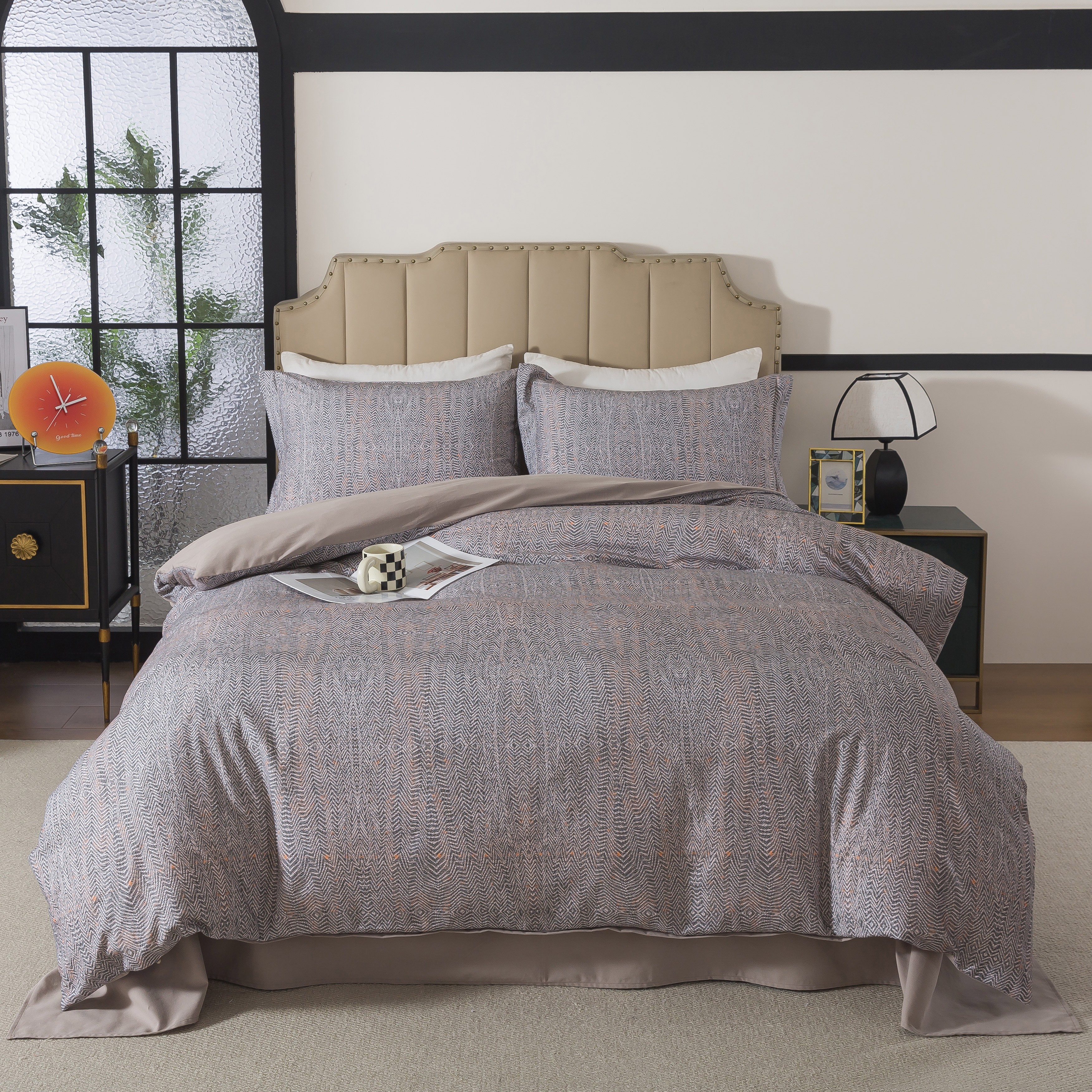 Кпб Фланель 1,5-спальный 2 наволочки 1-MOMAE287 код1094