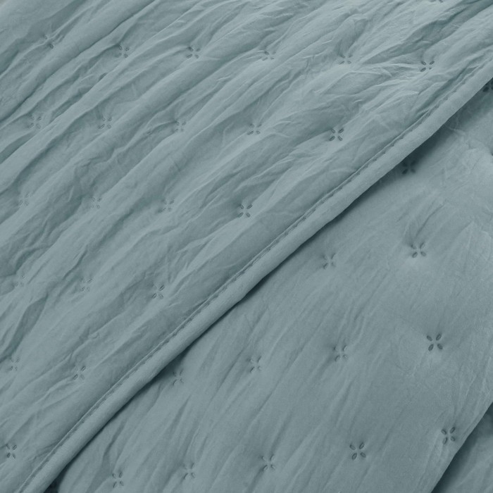 Фрау (голубая) Покрывало 160х220