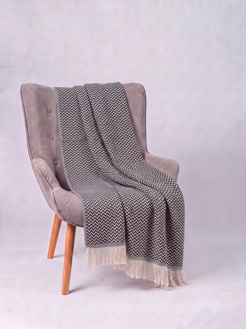 Плед STYLE цвет черный  