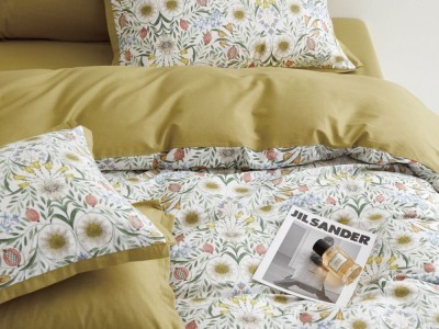 Постельное белье Asabella 1879-4S полуторное печатный сатин