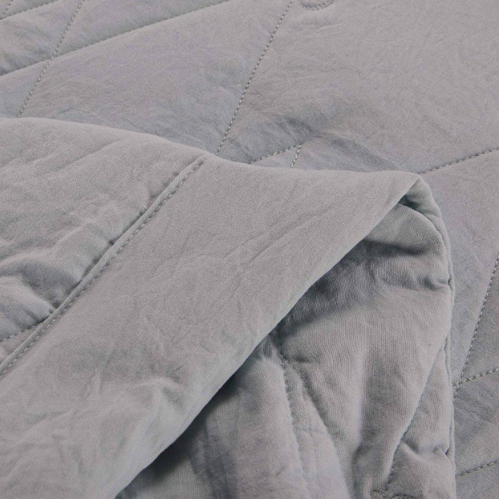 Камелия (серая) Евро Комплект Вышивка