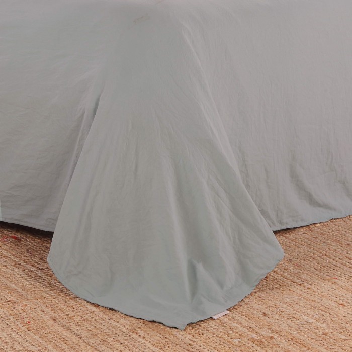 Камелия (серая) Евро Комплект Вышивка