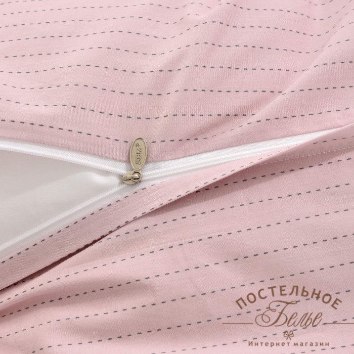 Римма розовый Комплект постельного белья сатин 1.6