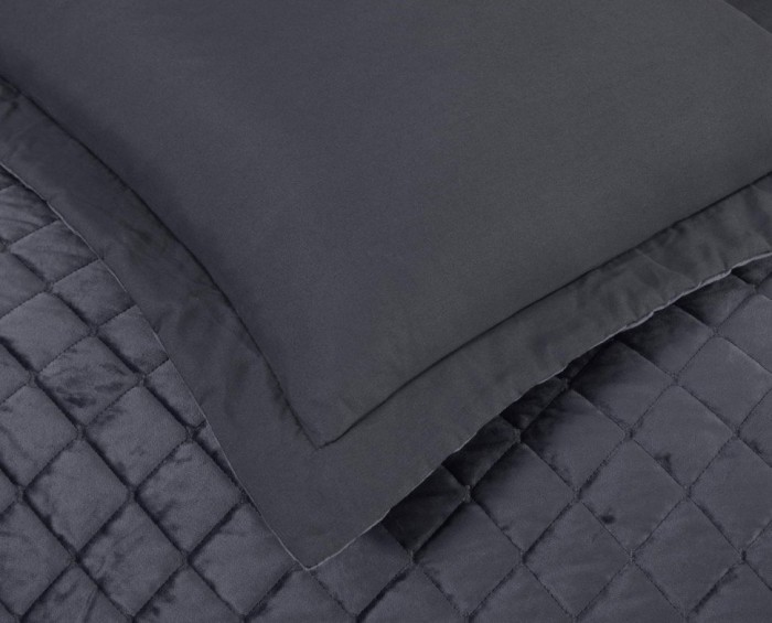 Натаниэль (антрацит) Покрывало 240х260