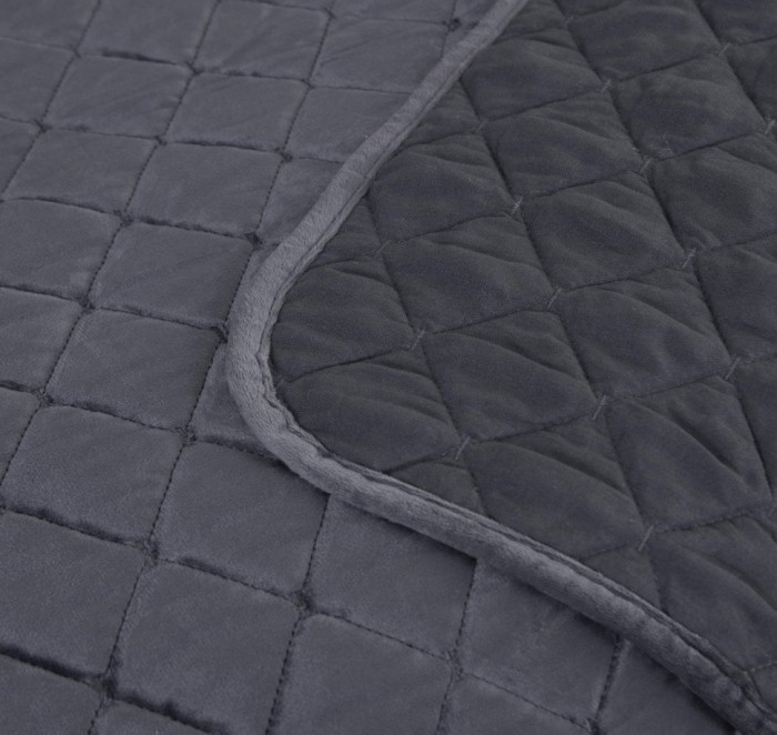 Натаниэль (антрацит) Покрывало 240х260