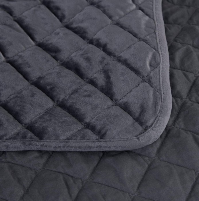 Натаниэль (антрацит) Покрывало 240х260