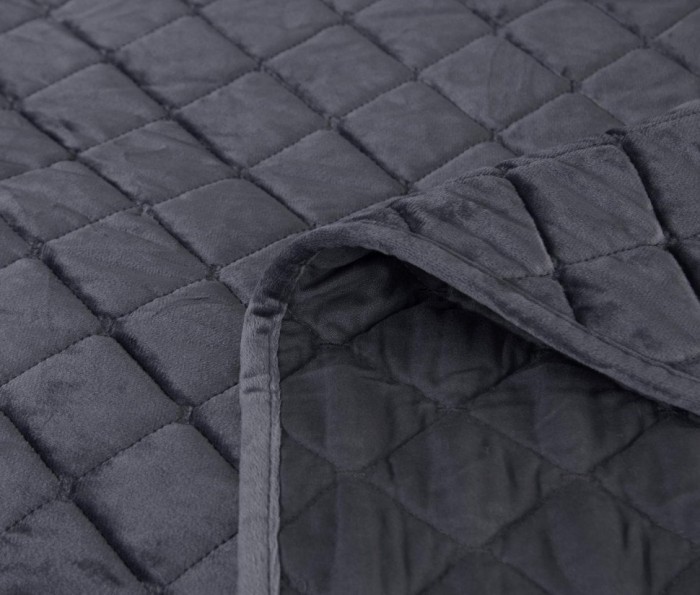 Натаниэль (антрацит) Покрывало 240х260