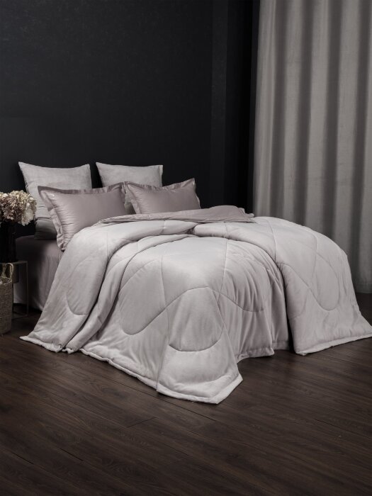 Комплекты для сна Lindor Fluffy (лаванда платина) Egyptian Cotton Семейный