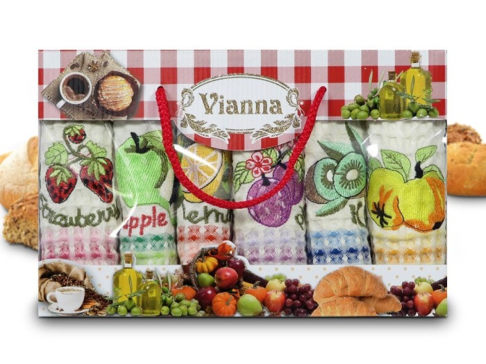 Набор кухонных полотенец Vianna Luxury Series (35x50 - 6 шт) 8052-07