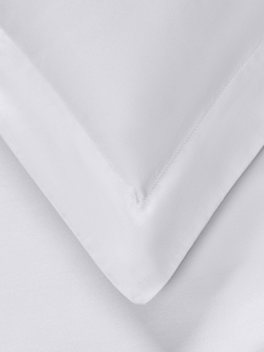 Постельное белье Arya из Oднотонного Сатина 2 Сп. 200x220 Vip Белый