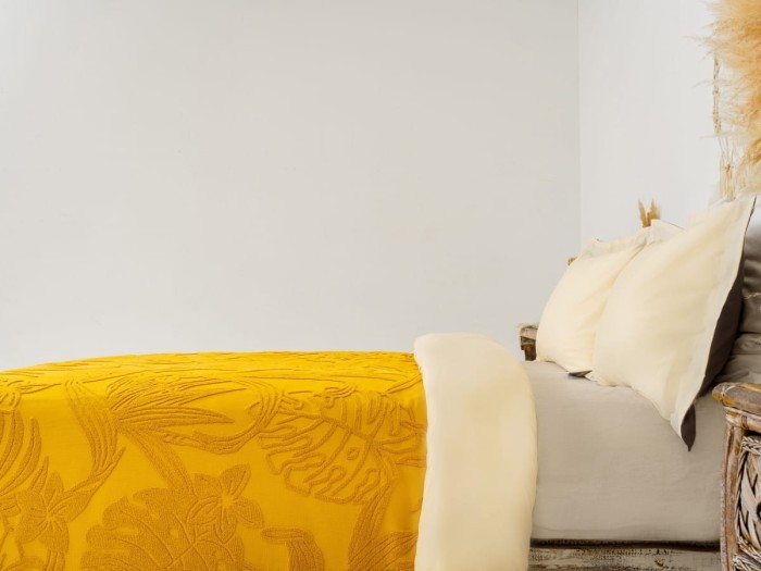 Покрывало Arya махровое Botanical Garden Желтый