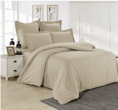 Постельное белье Valtery сатин однотонный LS-42 семейный