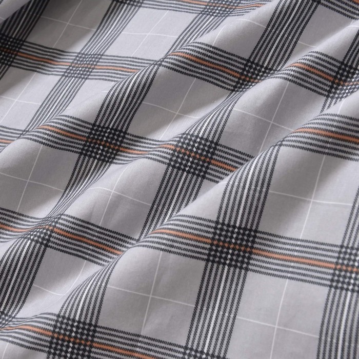 Феофан (серый) Комплект постельного белья сатин Евро 4н