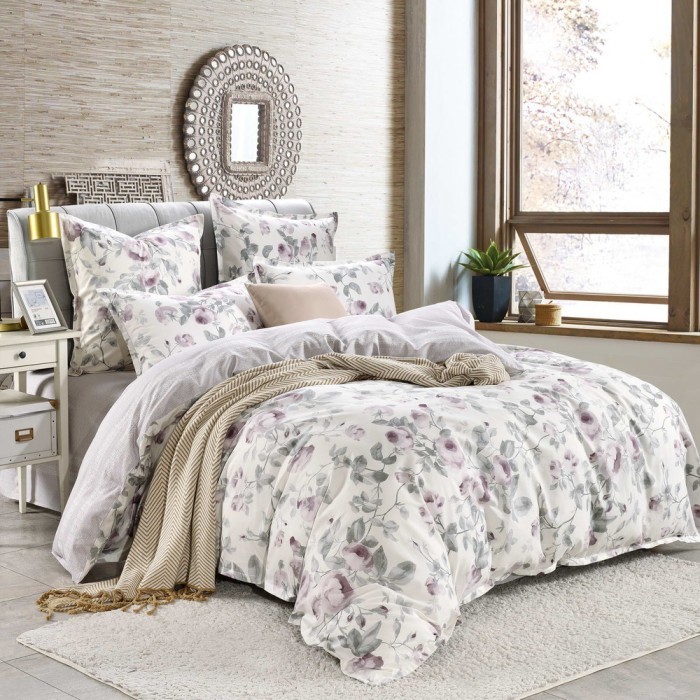 Бернис Комплект постельного белья сатин Евро 4н