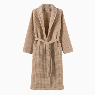 Халат Arya Вафельный Унисекс Pamira Бежевый, XL