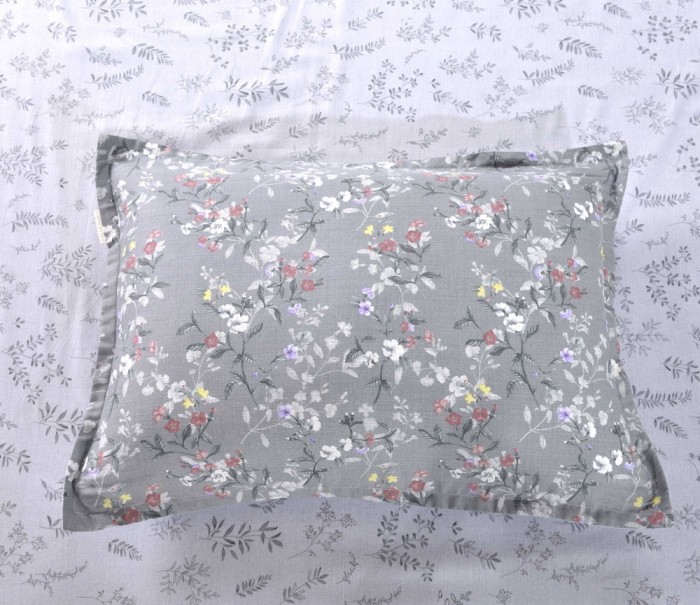 Холли (серая) Комплект постельного белья сатин 7Е