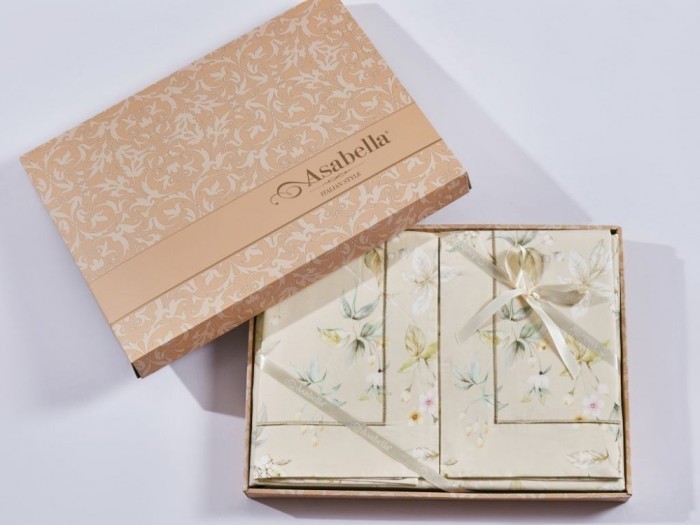 Постельное белье Asabella Евро, египетский хлопок Premium 2254-6