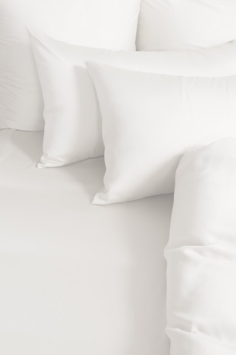 Постельное белье Arctic White Brilliant Grass Семейное, простыня на резинке 160х200