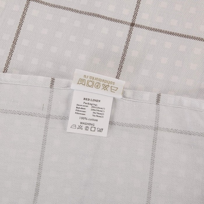 Ахил Комплект постельного белья сатин Евро 4н