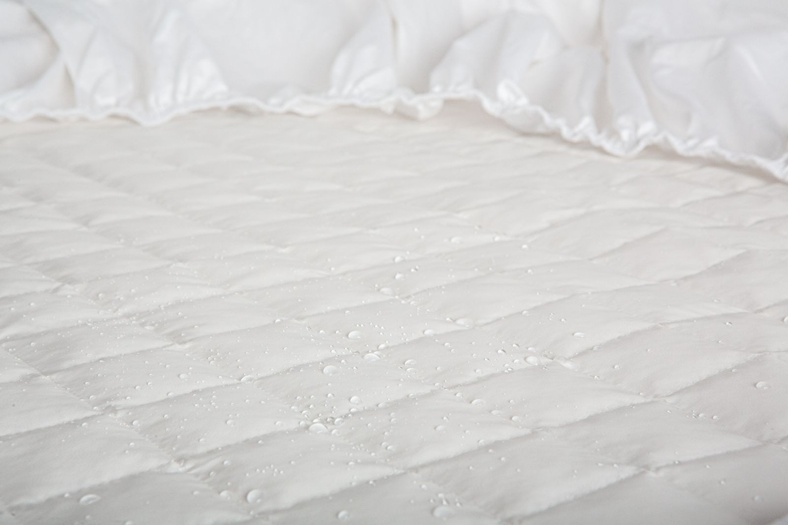 Наматрасник MATTRESS COTTON DRYSOFT GRASS непромокаемый с юбкой 200х200х40