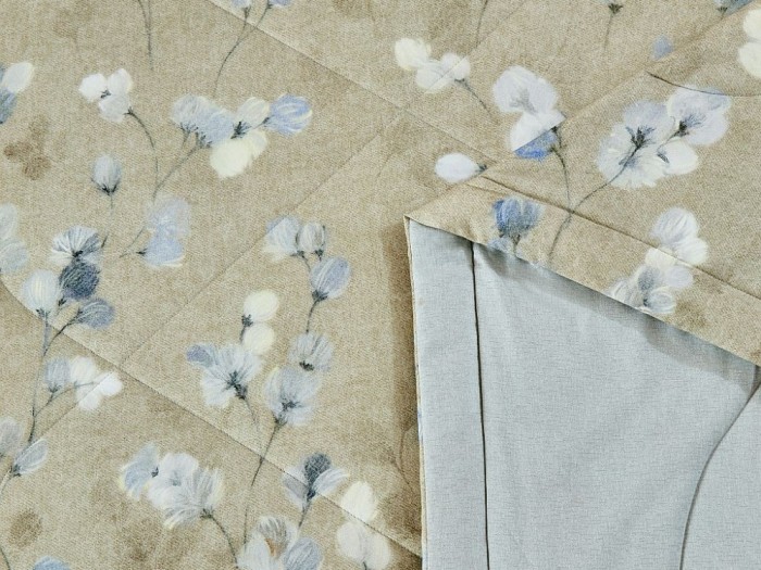 Комплект евро с летним одеялом из фланели 200х220 см, 2286-OMP