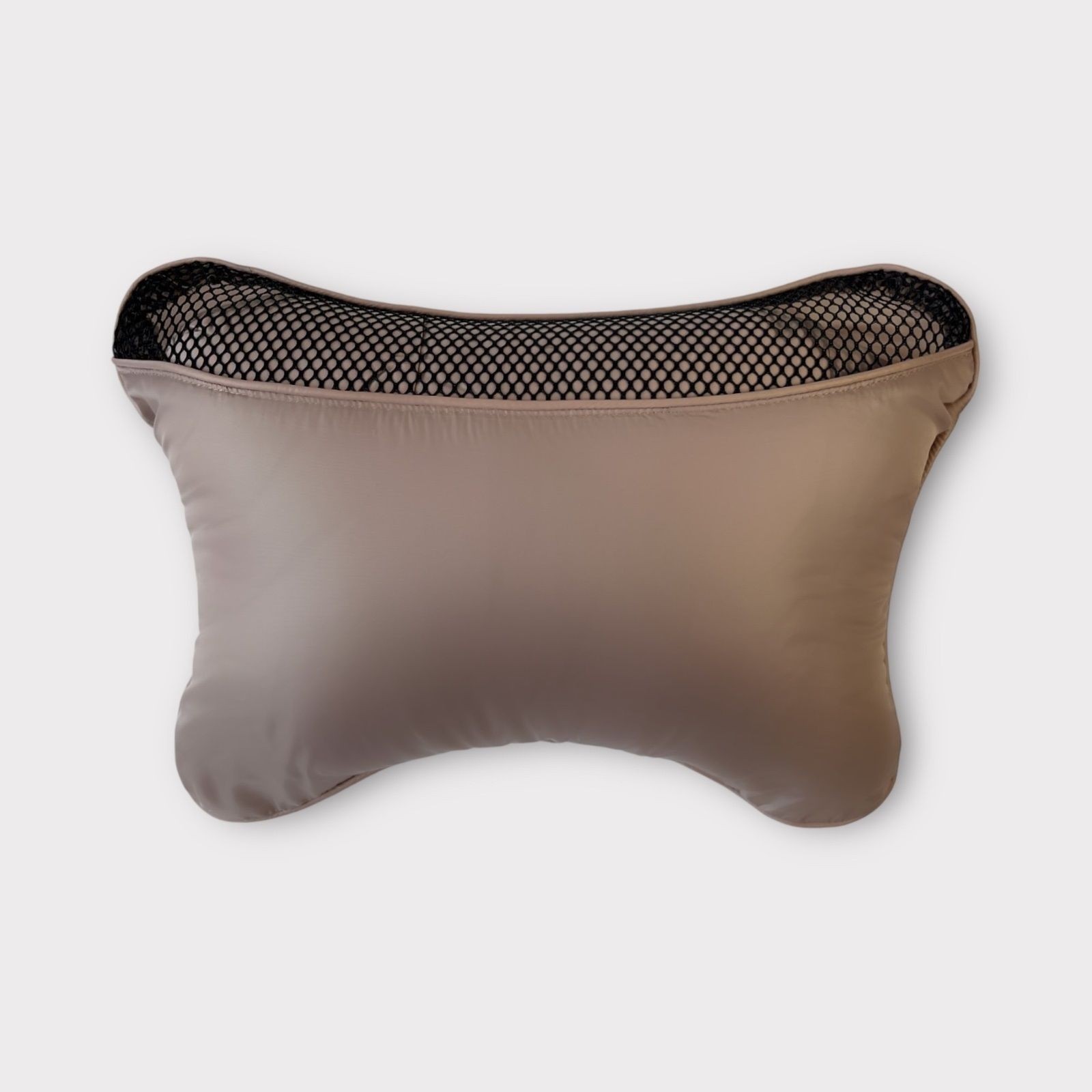 Дорожный плед-пончо пуховый Travel Cape Plaid Grass LATTE 130х170