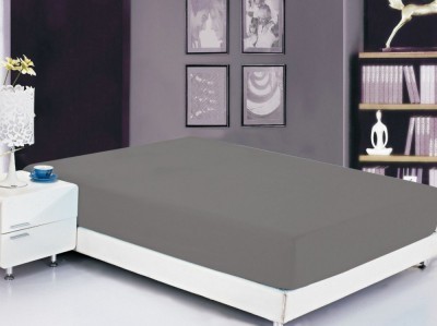 Простынь на резинке сатин однотонный PRC-R-46 200x200