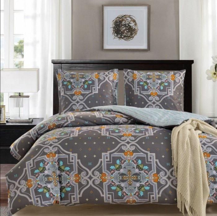 Постельное белье Valtery сатин печатный CL-463 евро