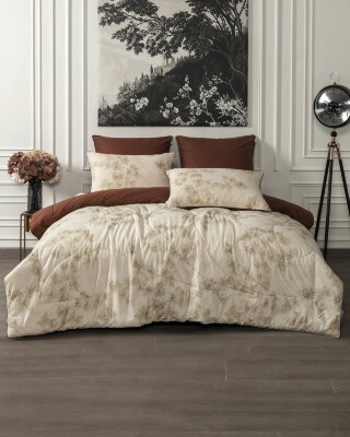 Комплекты для сна Linen Batik (корица лен) Евро