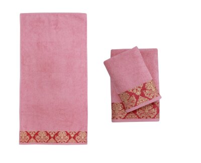Полотенце банное INGEGNOSİTA Pink (розовый)  50x100