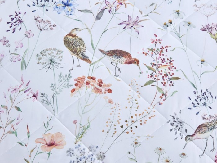 Комплект с летним одеялом евро м из египетского хлопка Premium 200х220 см, 2053-OMP