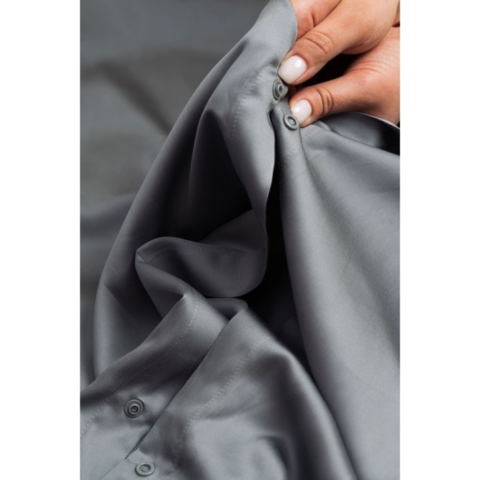 Постельное белье GREY BRILLIANT GRASS Евро 70 х 70 см (2 шт) простынь 180х200