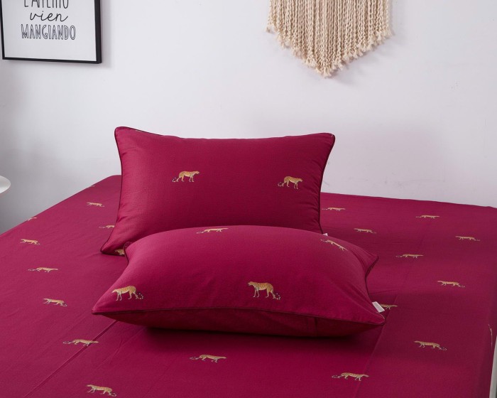 Круэлла (бордо) Комплект постельного белья Сатин 2х