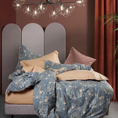 Постельное белье Asabella 1410-6/160*30 евро печатный сатин