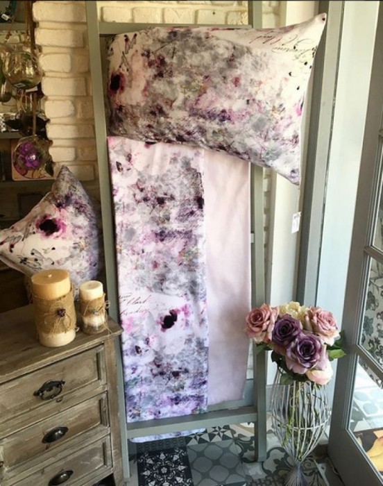 NASRIN Постельное белье сатин, 200ТС, 100% хлопок, цифровая печать, евро