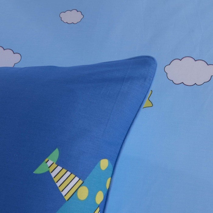 Самолетики (синие) Комплект постельного белья Детский