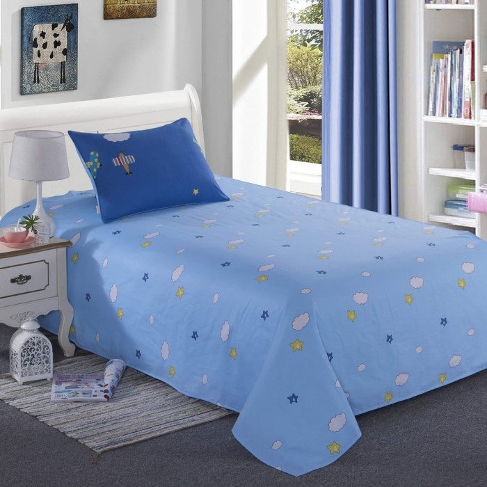 Самолетики (синие) Комплект постельного белья Детский
