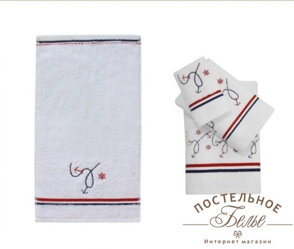 Полотенца ROSEBERRY BUCANEVE WHITE-30x50