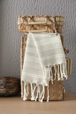 Полотенце Arya с Бахромой Для Сауны Diamond Бежевый