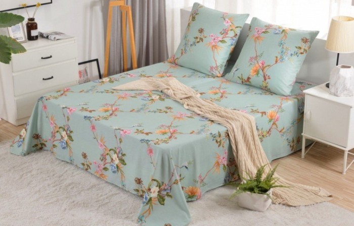 Простынь универсальная сатин печатный PCR-315 200x220