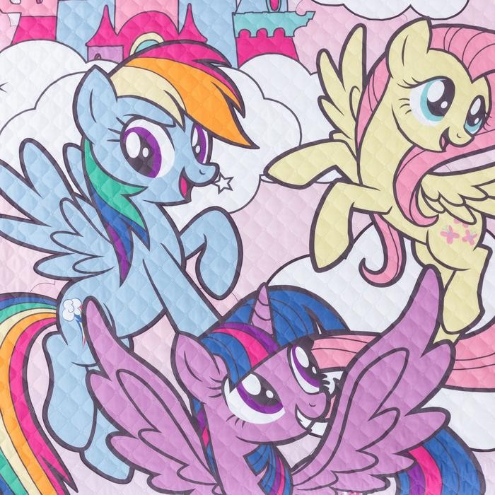 Покрывало "Friends" Мой маленький пони 1,5 сп, 145х210 см, микрофибра