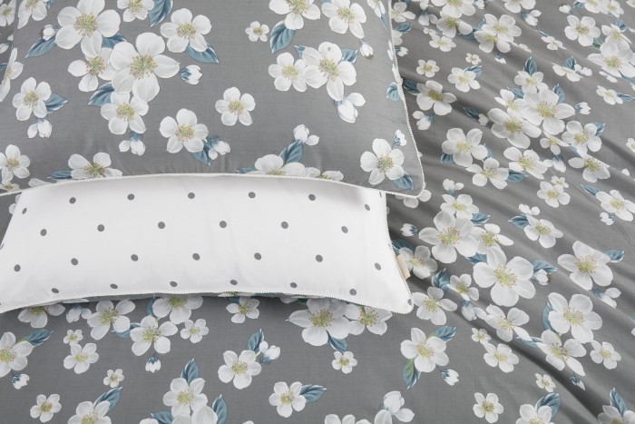 Комплекты постельного белья Зара (графит жемчуг) Евро