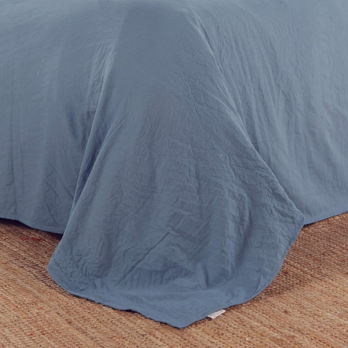 Камелия (темно-серая) Евро Комплект Вышивка