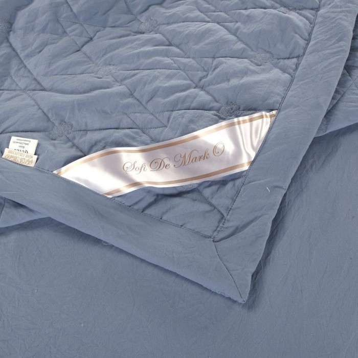 Камелия (темно-серая) Евро Комплект Вышивка