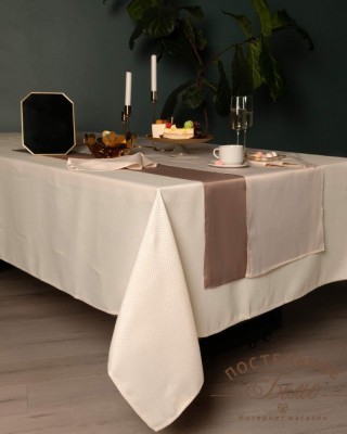 Ирида кремовая Скатерть 140х180